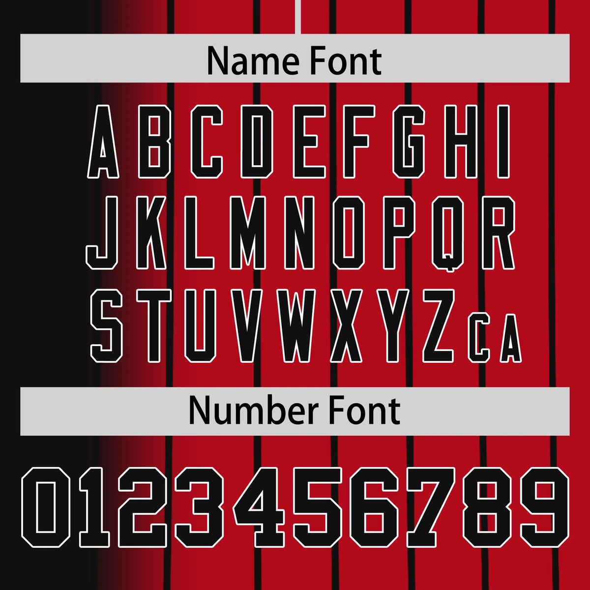 Custom Black Red Pinstripe Black Authentic Baseball Jersey