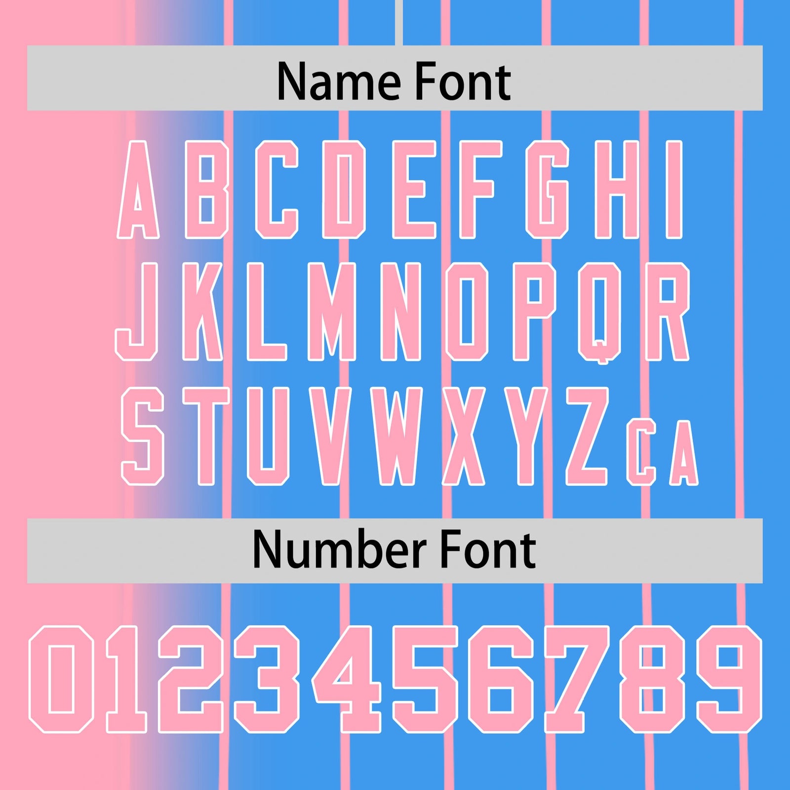 Custom Pink Blue Pinstripe Pink Authentic Baseball Jersey