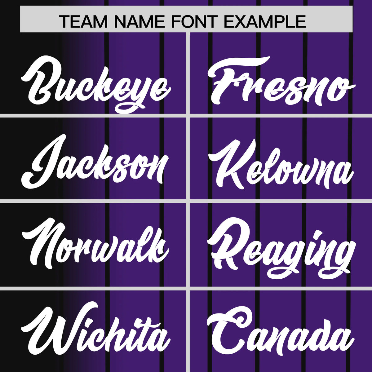 Custom Black Purple Pinstripe White Authentic Baseball Jersey