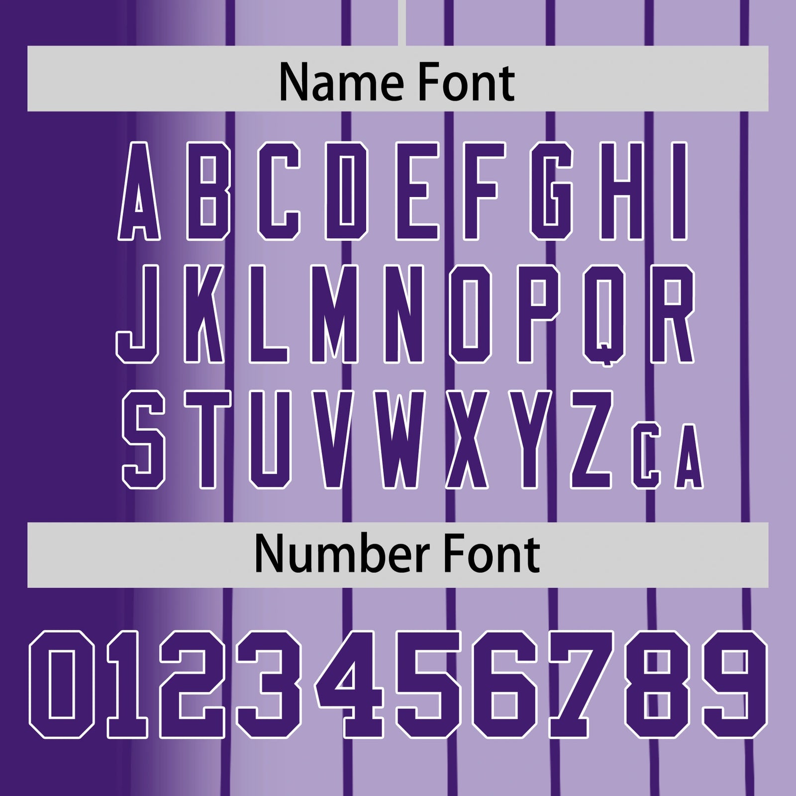 Custom Purple Light Purple Pinstripe Purple Authentic Baseball Jersey