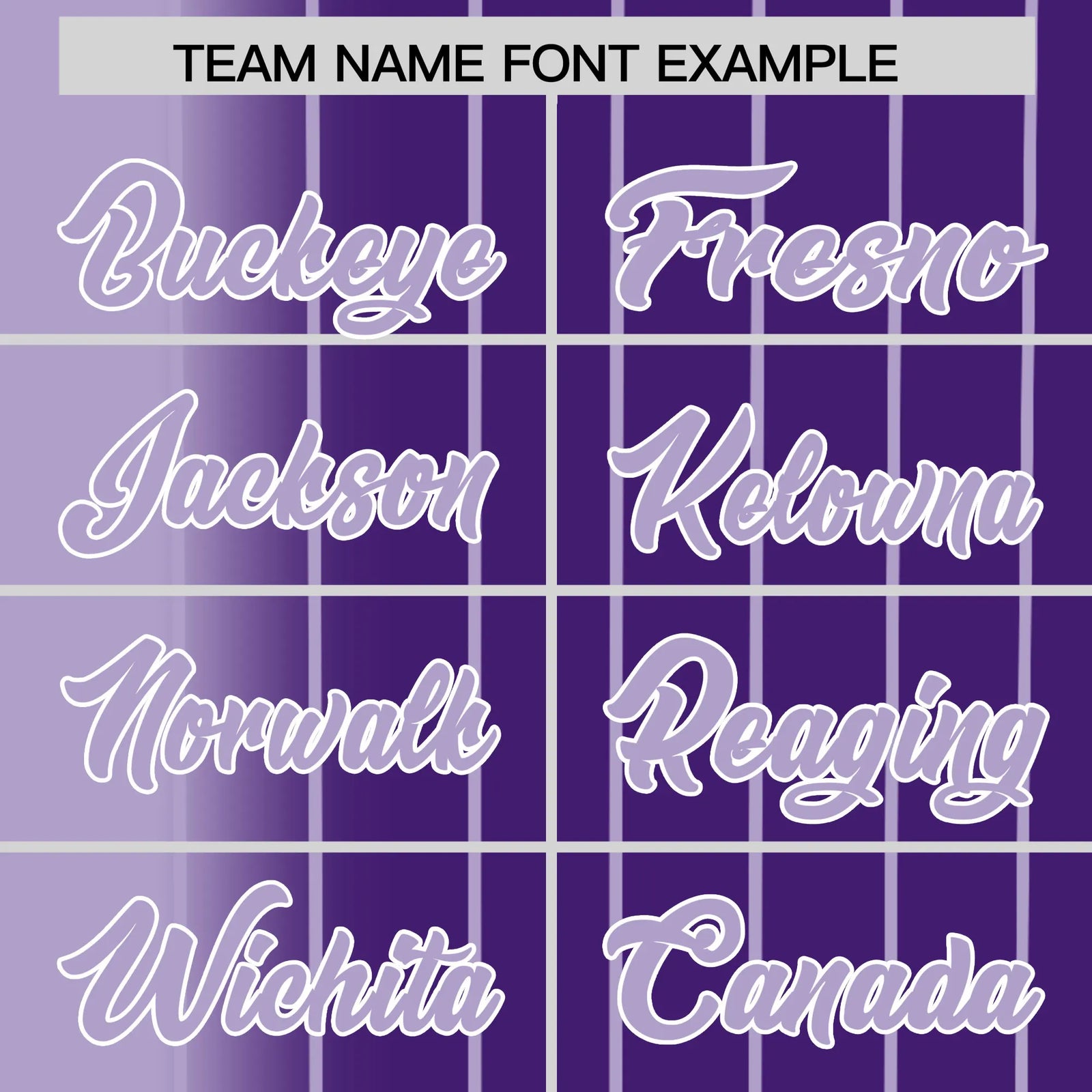 Custom Light Purple Purple Pinstripe Light Purple Authentic Baseball Jersey