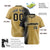 Custom Black Old-Gold Pinstripe Black Authentic Baseball Jersey