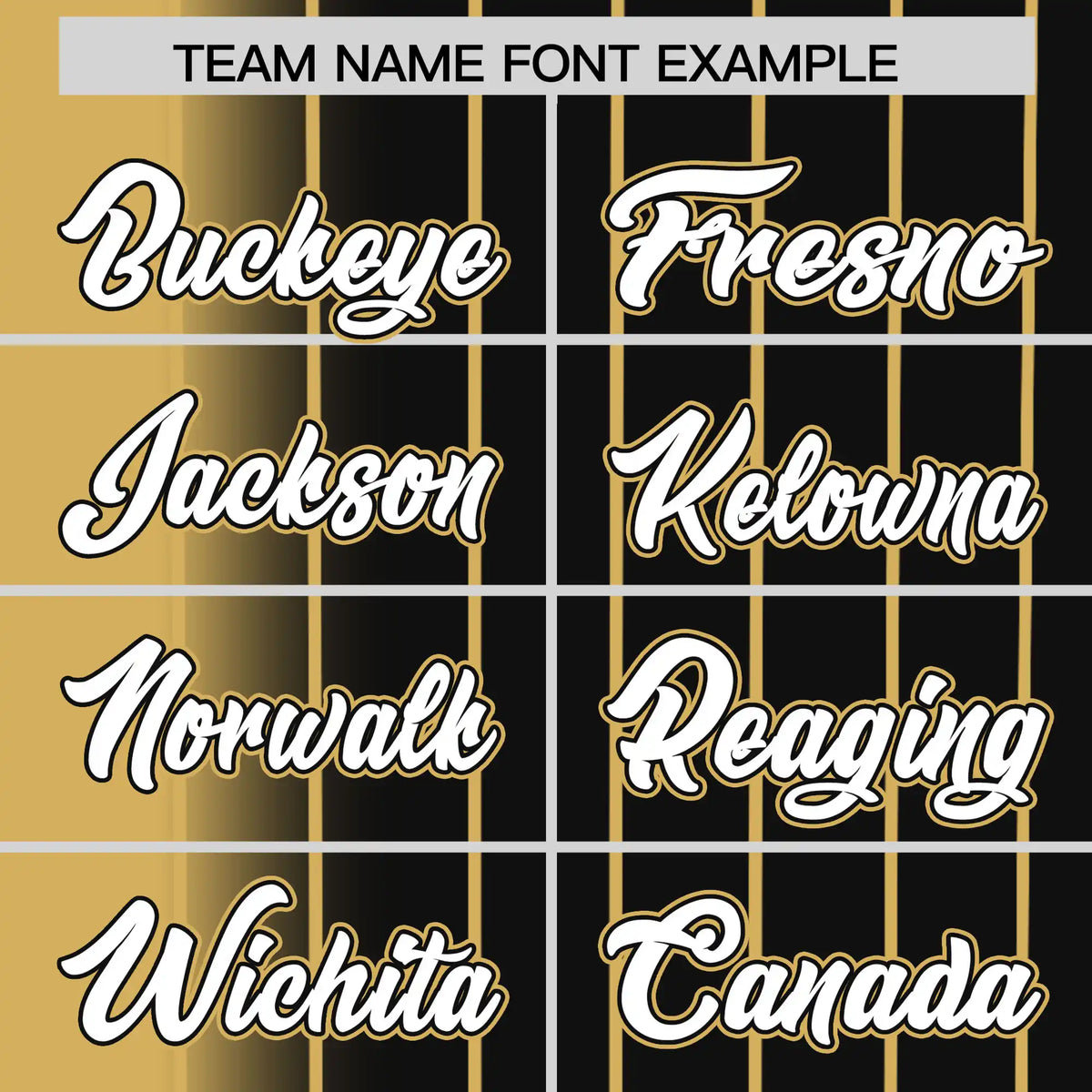 Custom Old-Gold Black Pinstripe White Authentic Baseball Jersey