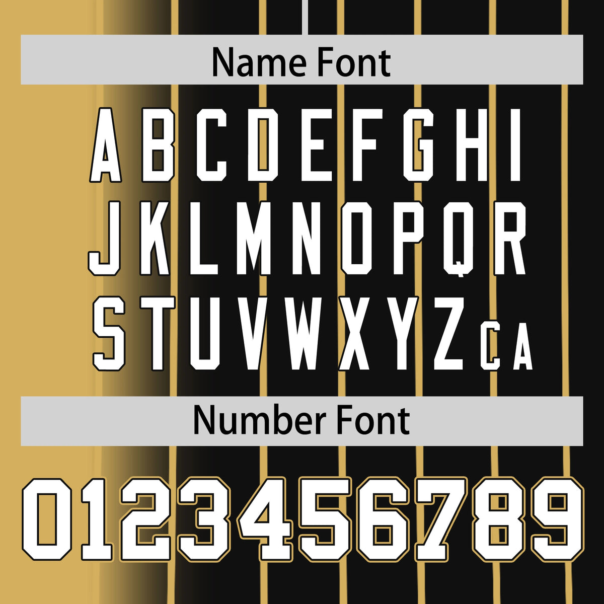 Custom Old-Gold Black Pinstripe White Authentic Baseball Jersey