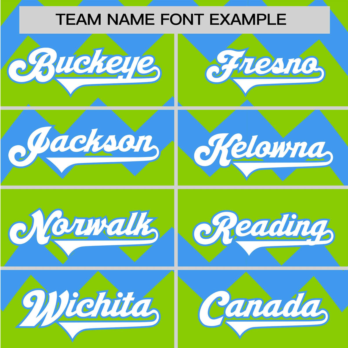 Custom Neon Green Powder Blue White Authentic Corrugated Fashion Baseball Jersey