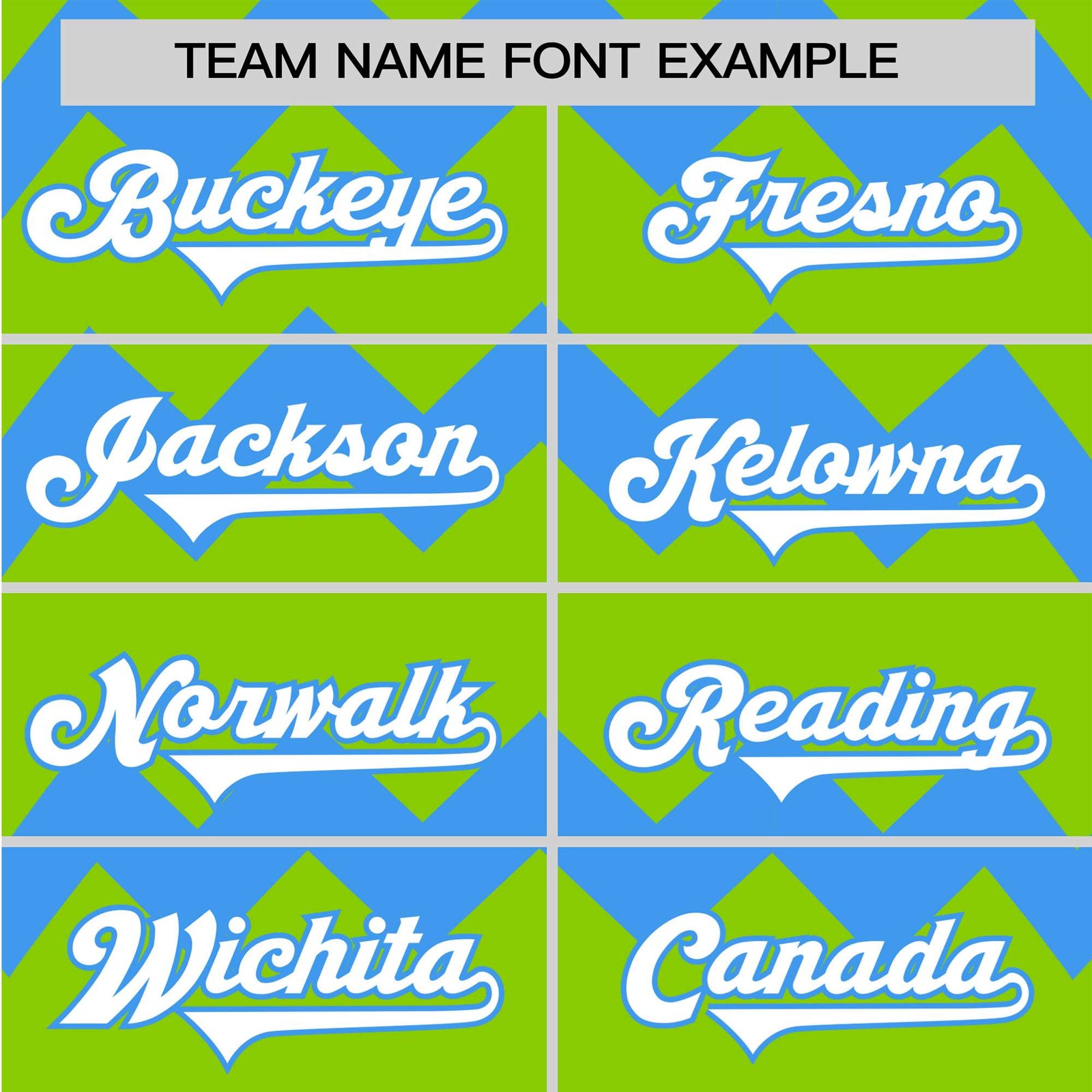 Custom Neon Green Powder Blue White Authentic Corrugated Fashion Baseball Jersey