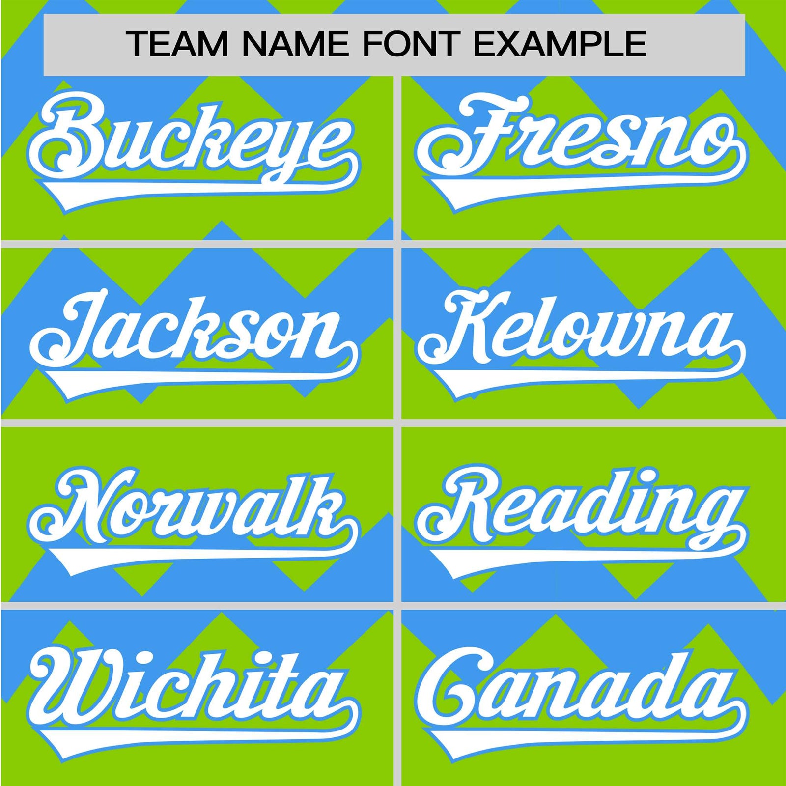 Custom Neon Green Powder Blue White Authentic Corrugated Fashion Baseball Jersey