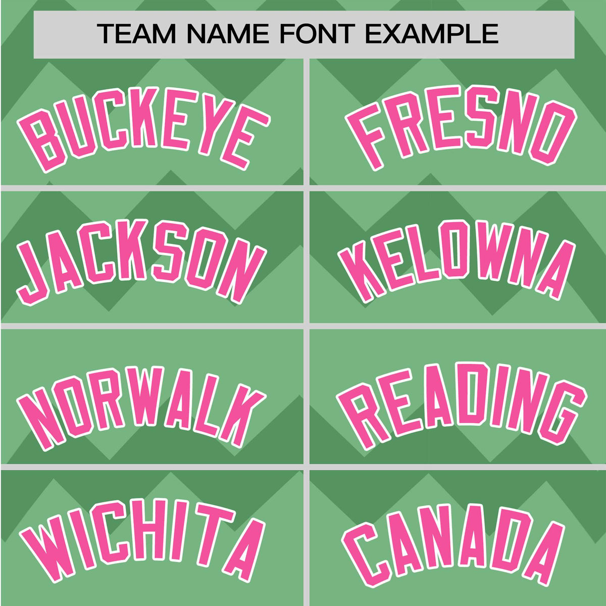 Custom Green Pink White Authentic Corrugated Fashion Baseball Jersey