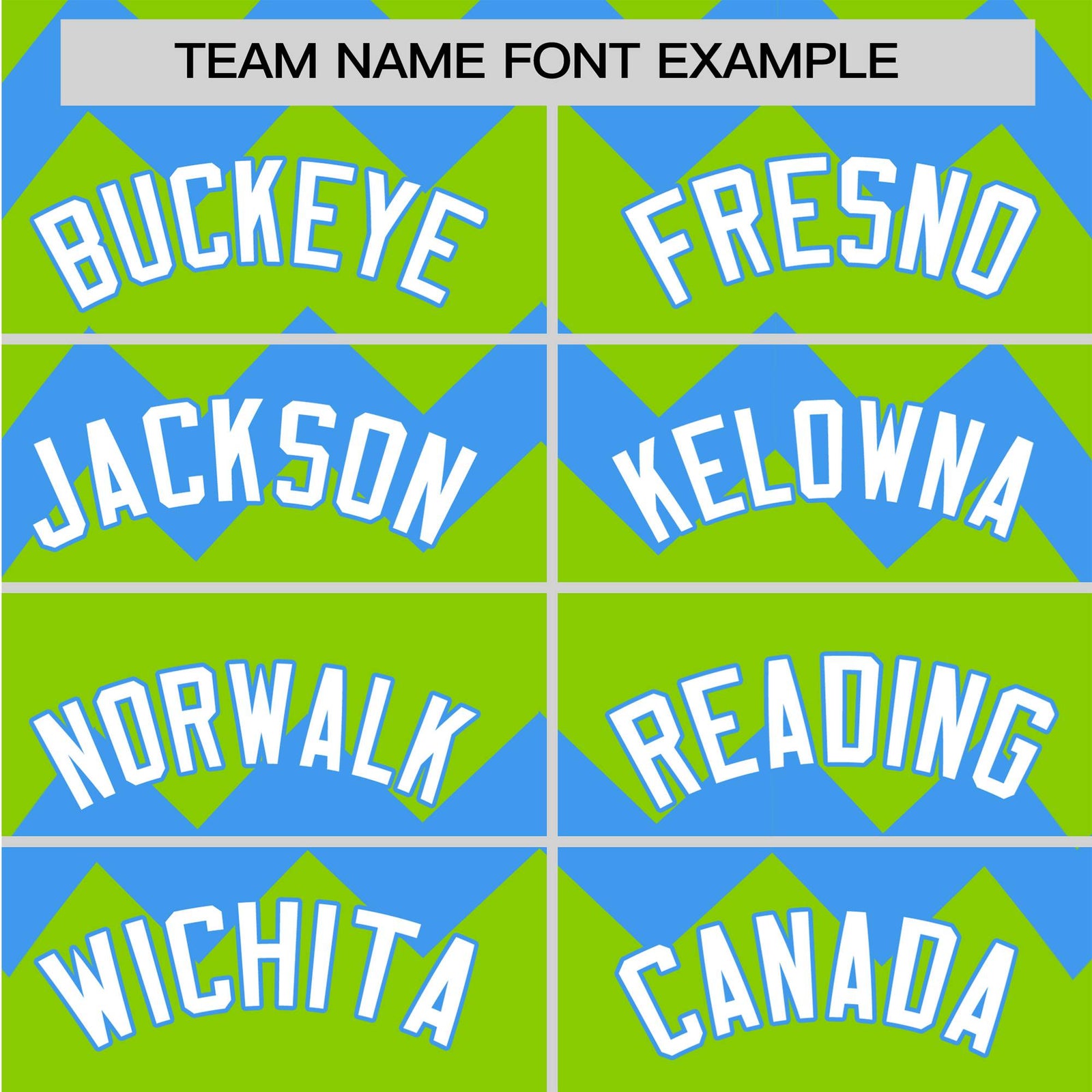 Custom Neon Green Powder Blue White Authentic Corrugated Fashion Baseball Jersey