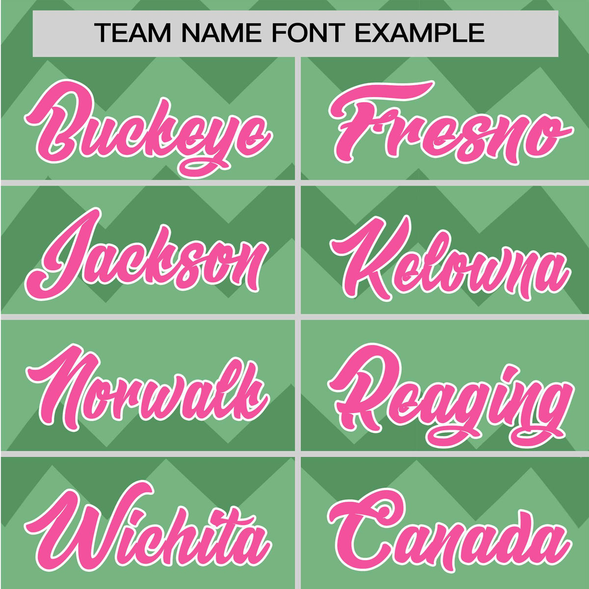 Custom Green Pink White Authentic Corrugated Fashion Baseball Jersey