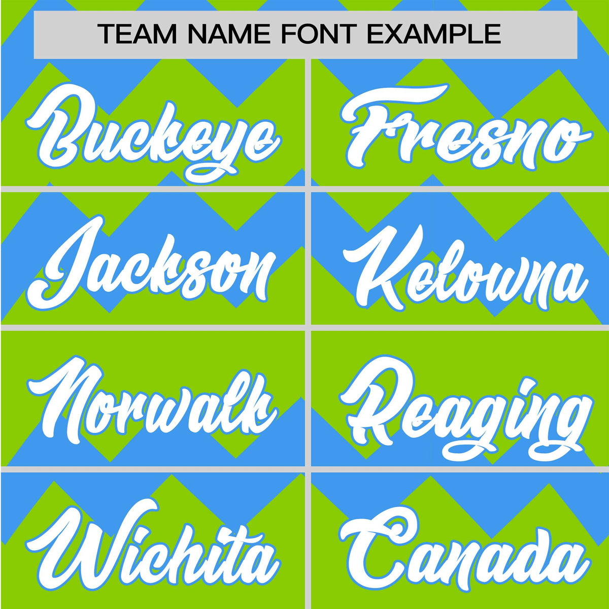 Custom Neon Green Powder Blue White Authentic Corrugated Fashion Baseball Jersey