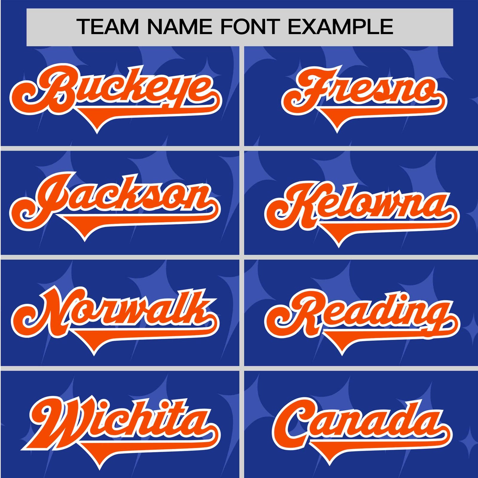 Custom Royal Blue Orange White Authentic Four Pointed Baseball Jersey