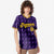 Custom Purple Gold Authentic Four Pointed Baseball Jersey