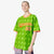 Custom Neon Green Orange White Authentic Four Pointed Baseball Jersey