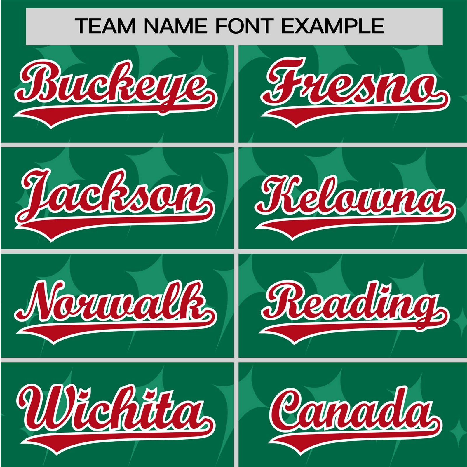 Custom Kelly Green Red White Authentic Four Pointed Baseball Jersey