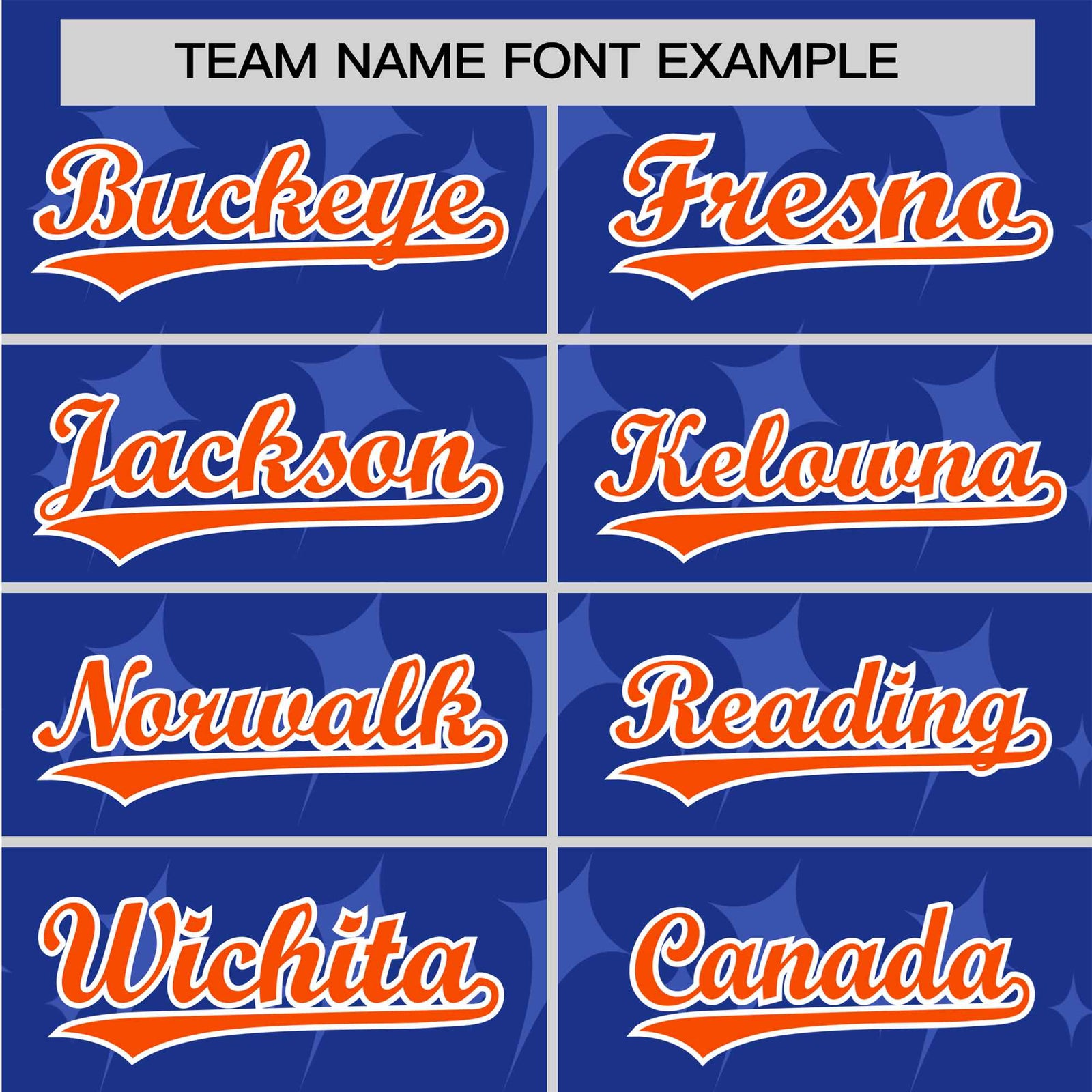 Custom Royal Blue Orange White Authentic Four Pointed Baseball Jersey