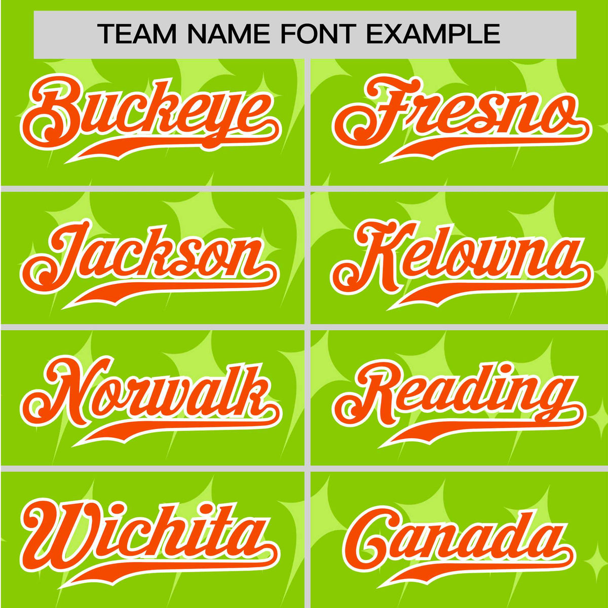 Custom Neon Green Orange White Authentic Four Pointed Baseball Jersey