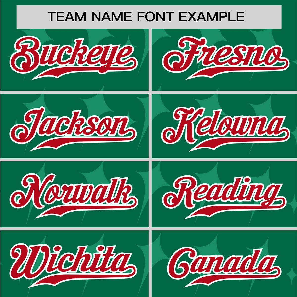 Custom Kelly Green Red White Authentic Four Pointed Baseball Jersey