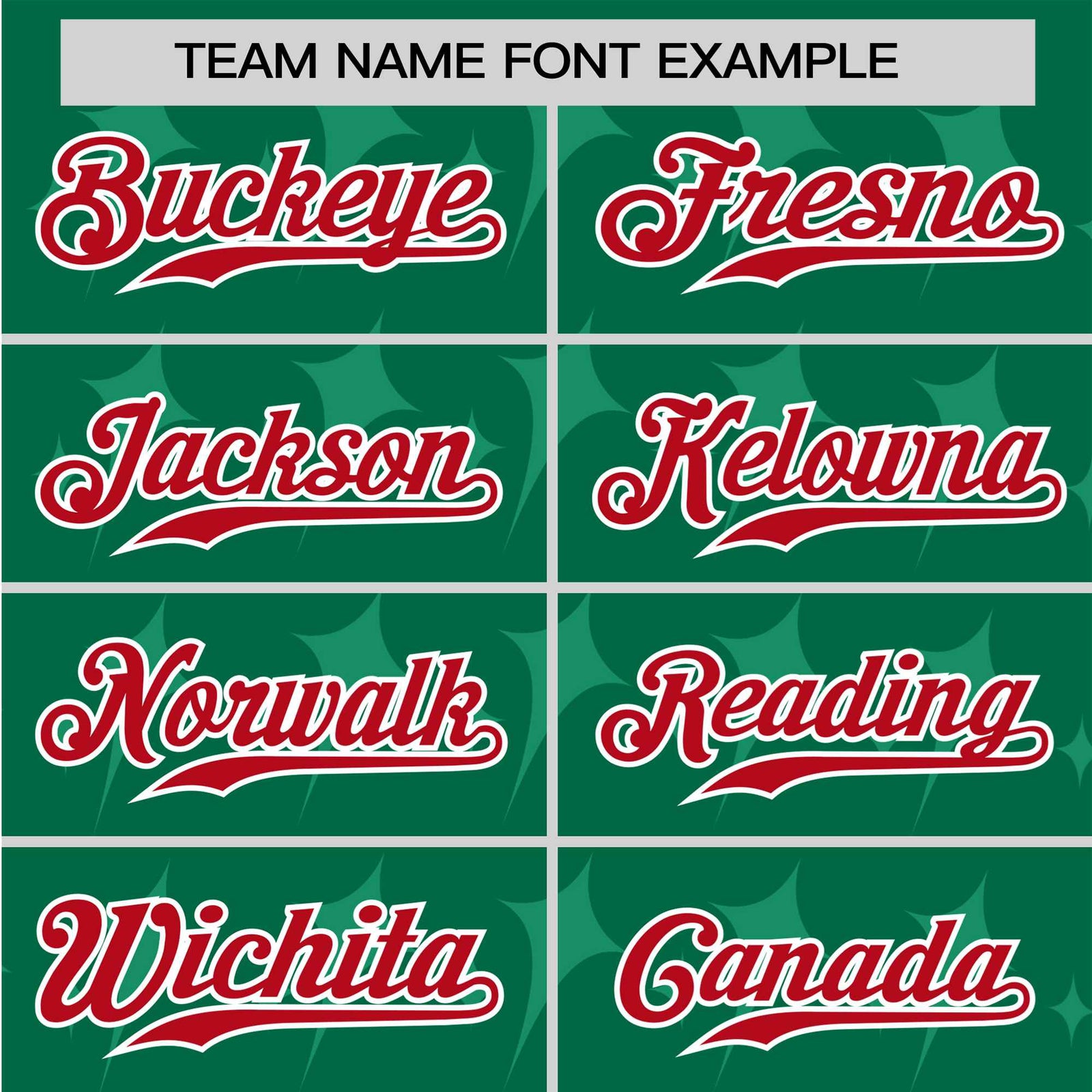 Custom Kelly Green Red White Authentic Four Pointed Baseball Jersey