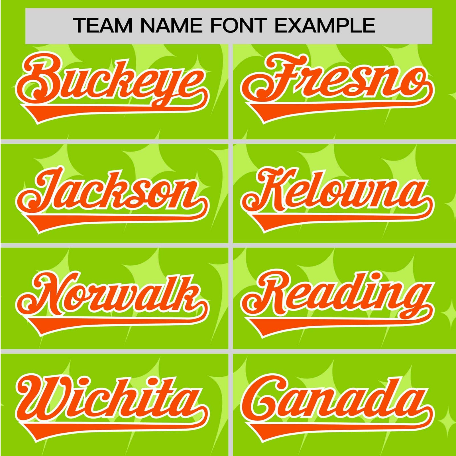 Custom Neon Green Orange White Authentic Four Pointed Baseball Jersey