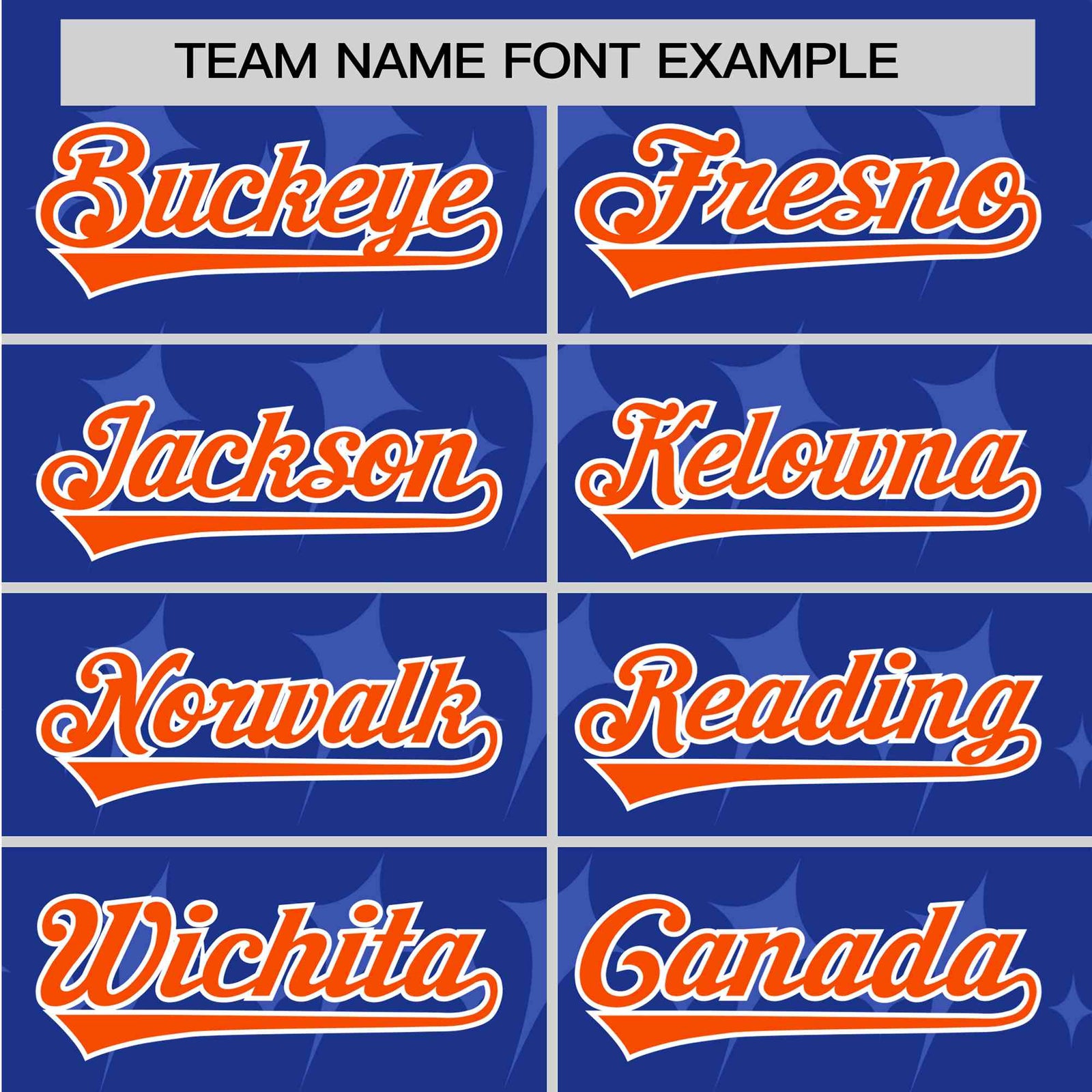 Custom Royal Blue Orange White Authentic Four Pointed Baseball Jersey