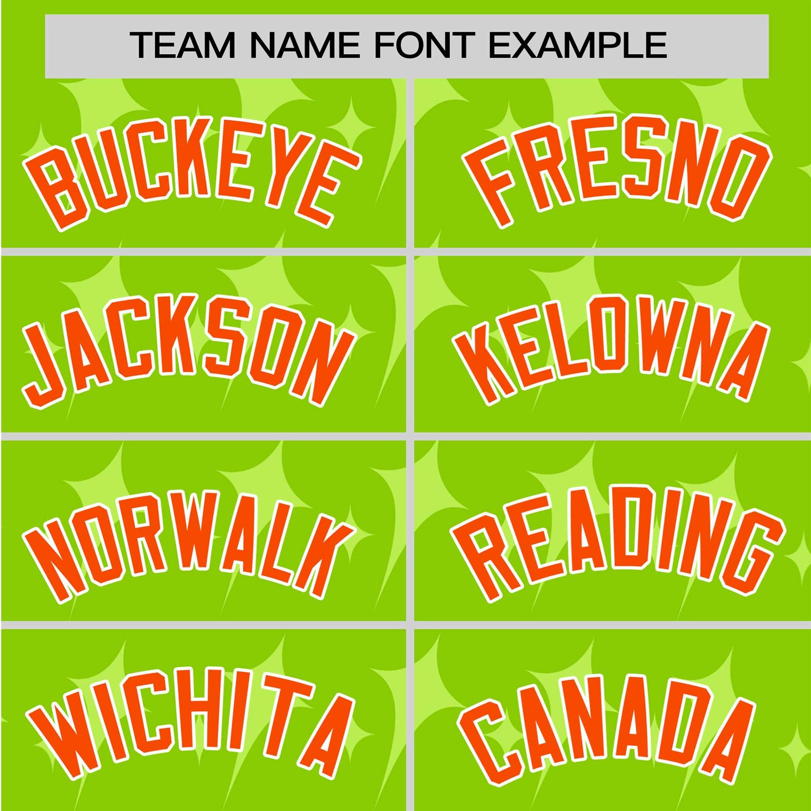 Custom Neon Green Orange White Authentic Four Pointed Baseball Jersey