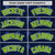 Custom Navy Neon Green White Authentic Four Pointed Baseball Jersey