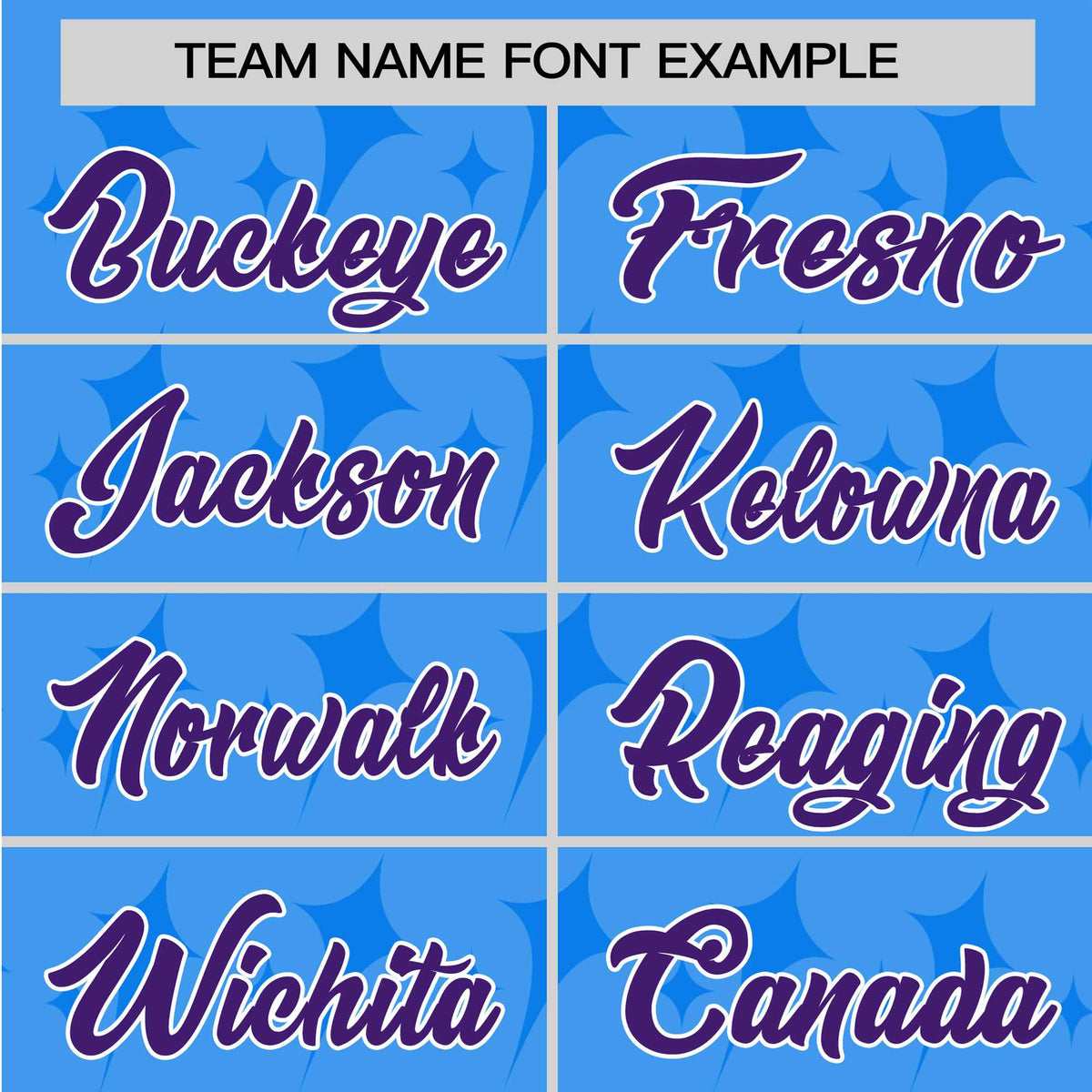 Custom Powder Blue Purple White Authentic Four Pointed Baseball Jersey