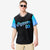 Custom Black Powder Blue-Blue Gradient Fashion Authentic Baseball Jersey