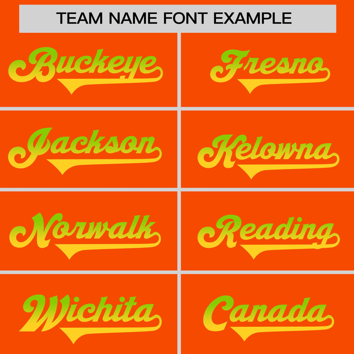 Custom Orange Neon Green-Gold Gradient Fashion Authentic Baseball Jersey