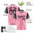 Custom Light Pink Black Gradient Fashion Authentic Baseball Jersey