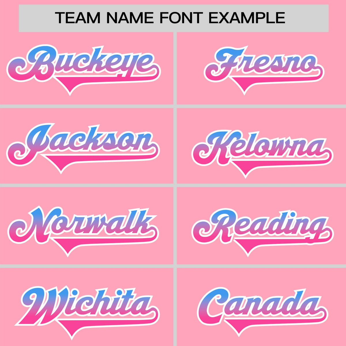 Custom Light Pink Powder Blue-Pink Gradient Fashion Authentic Baseball Jersey