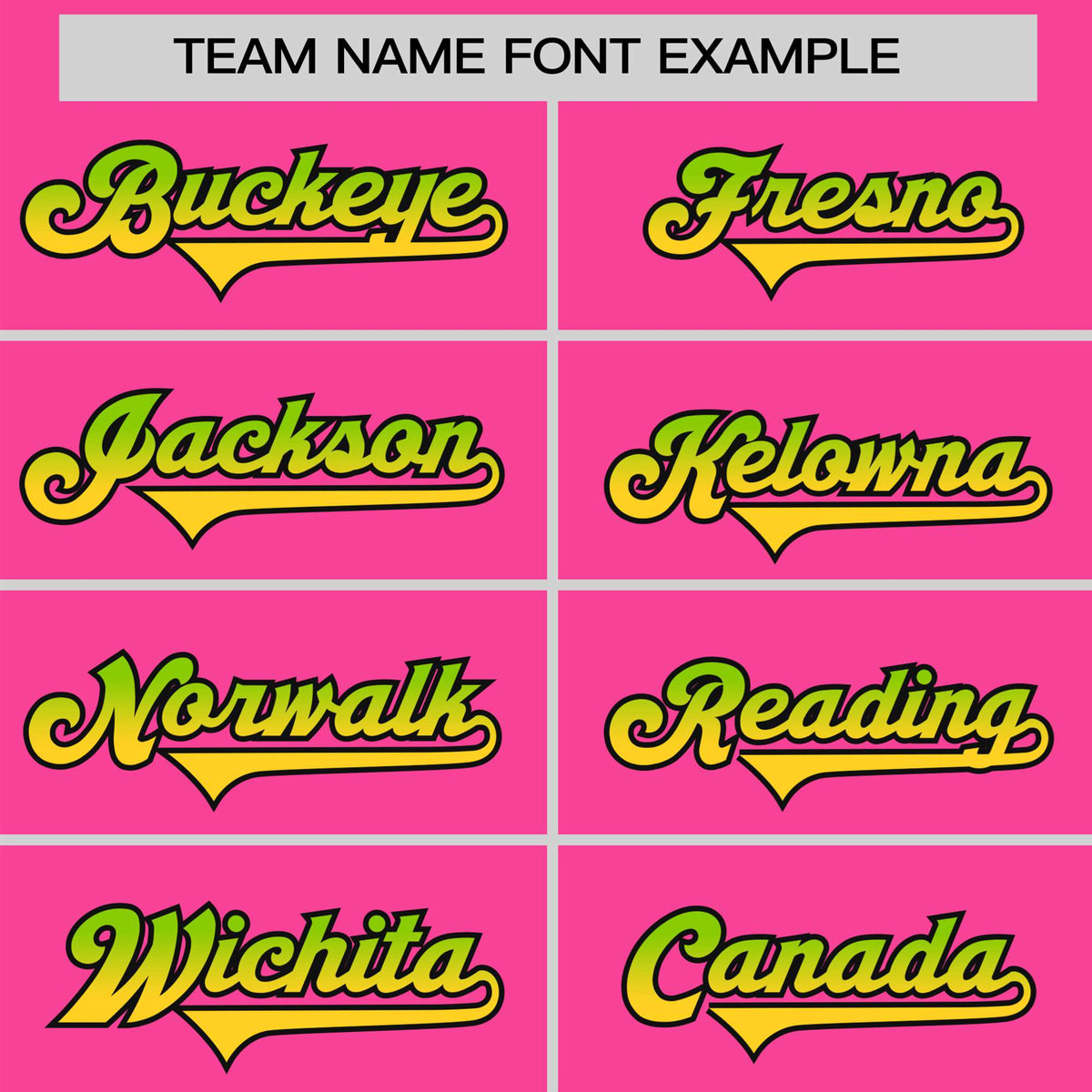 Custom Pink Neon Green-Gold Gradient Fashion Authentic Baseball Jersey