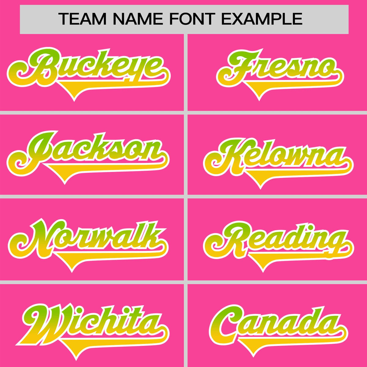 Custom Pink Neon Green-Gold Gradient Fashion Authentic Baseball Jersey