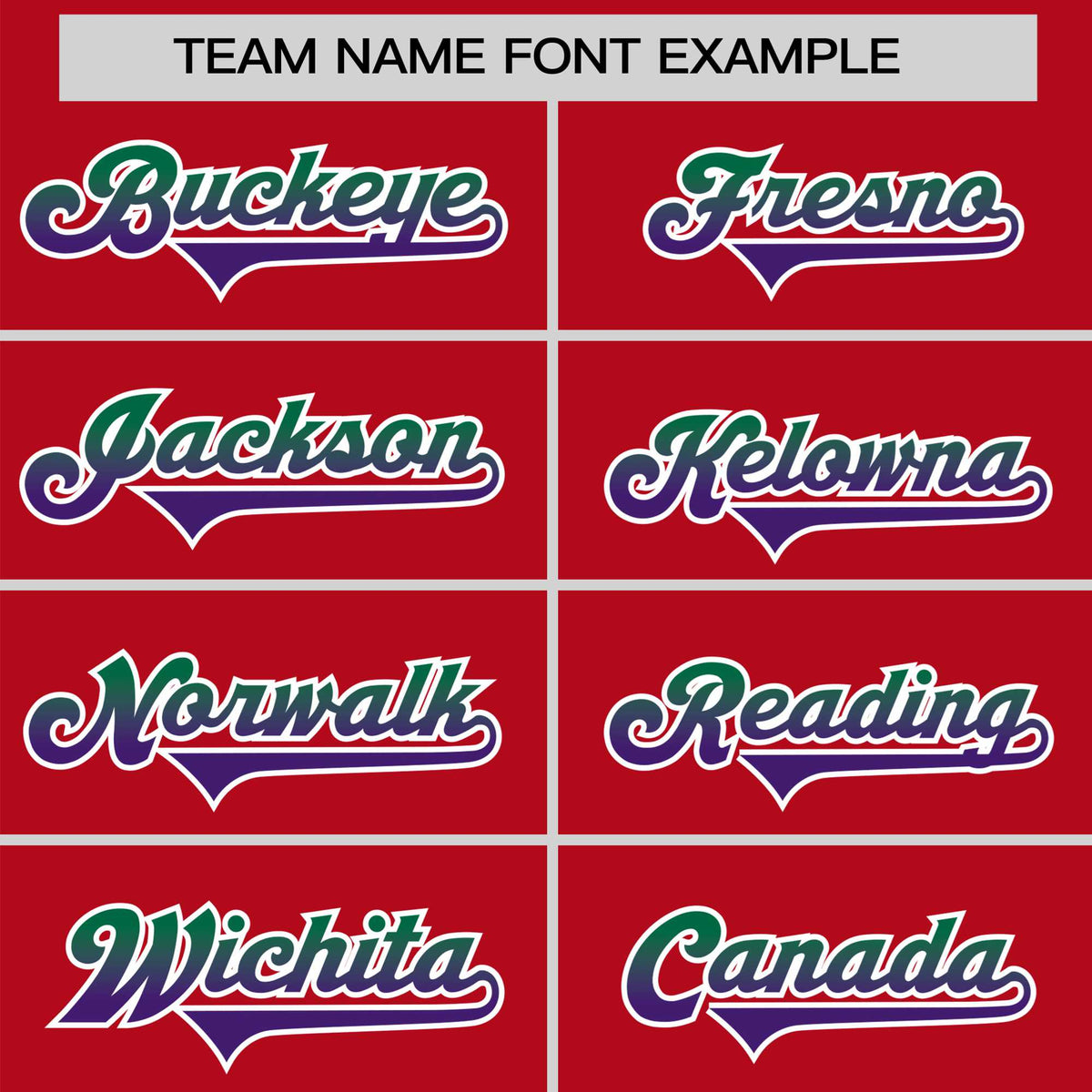 Custom Red Green-Purple Gradient Fashion Authentic Baseball Jersey