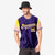 Custom Purple Gold-Light Pink Gradient Fashion Authentic Baseball Jersey