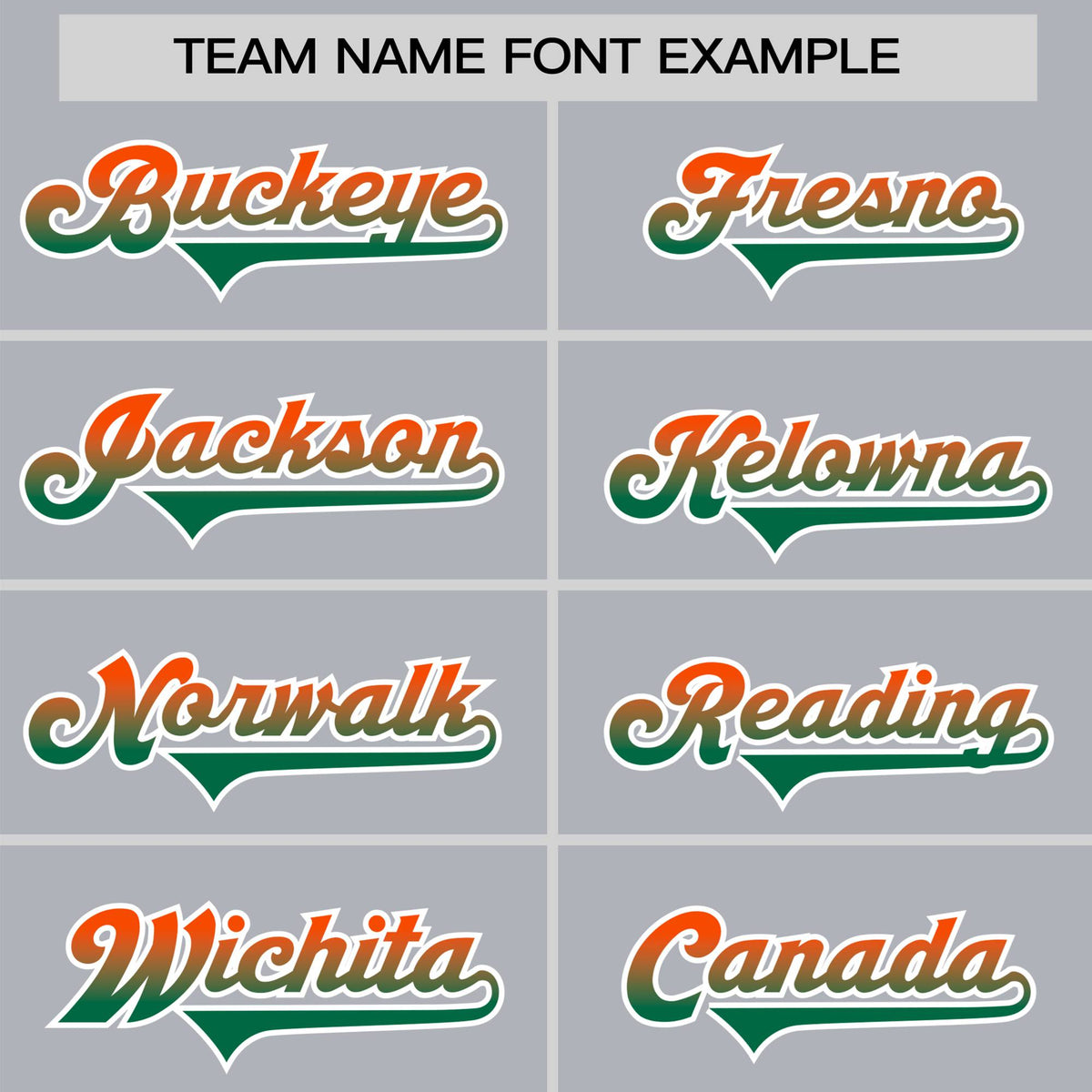 Custom Gray Orange-Kelly Green Gradient Fashion Authentic Baseball Jersey