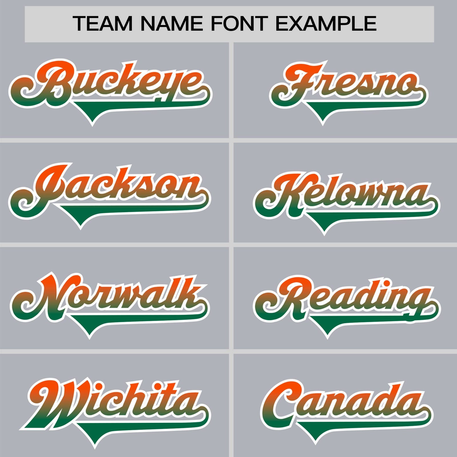 Custom Gray Orange-Kelly Green Gradient Fashion Authentic Baseball Jersey