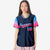 Custom Navy Powder Blue-Pink Gradient Fashion Authentic Baseball Jersey