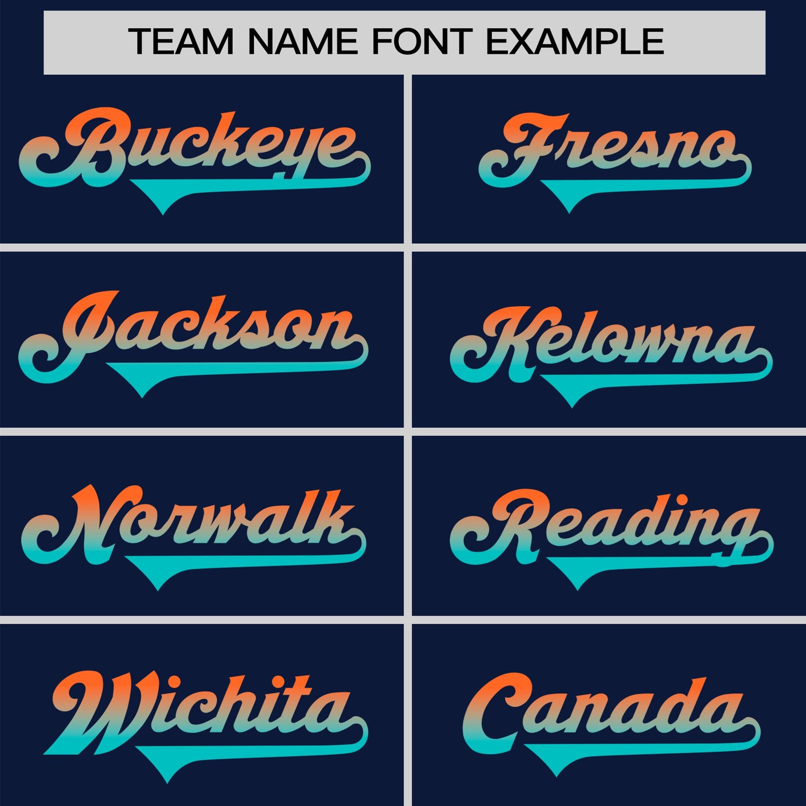 Custom Navy Orange-Aqua Gradient Fashion Authentic Baseball Jersey