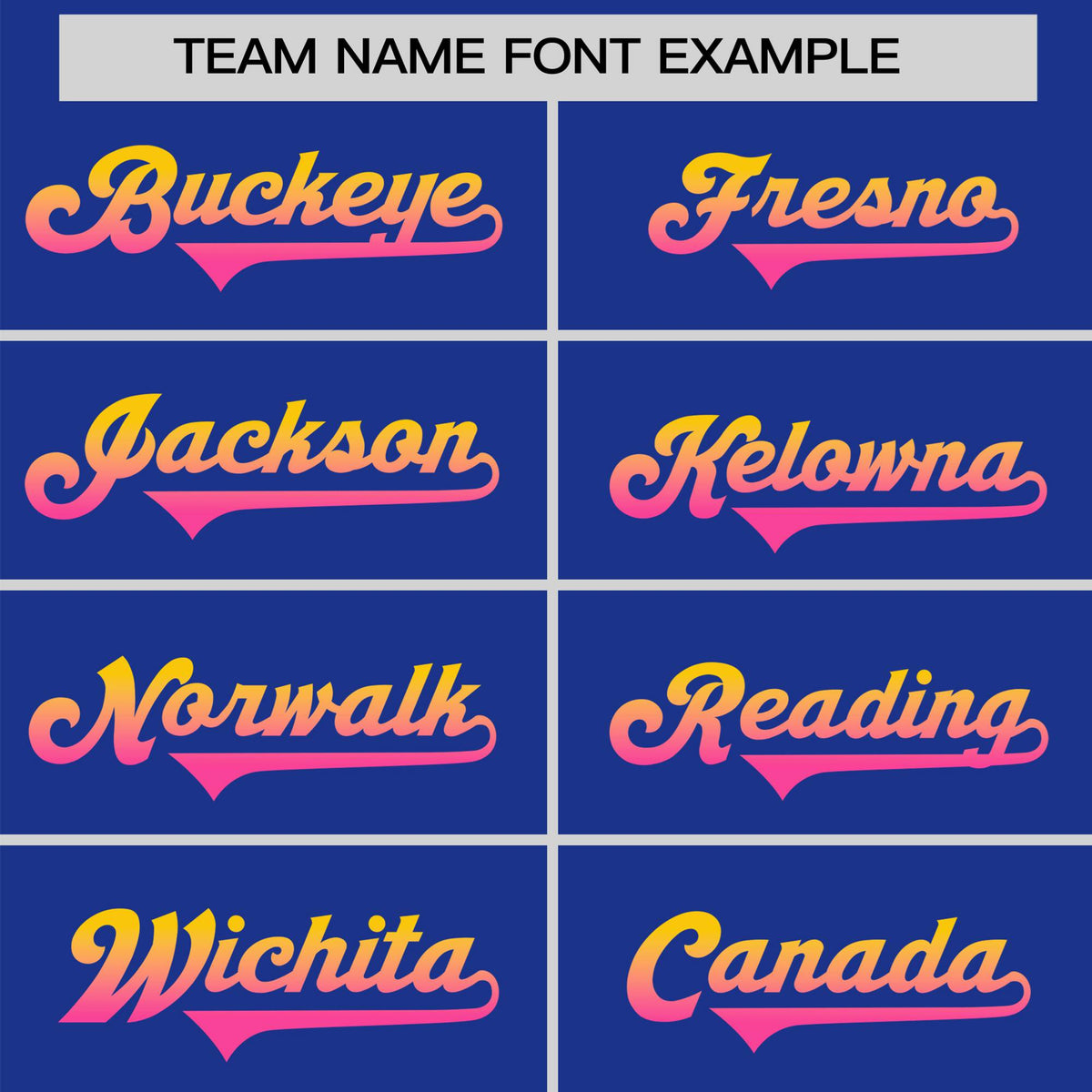 Custom Royal Blue Gold-Pink Gradient Fashion Authentic Baseball Jersey