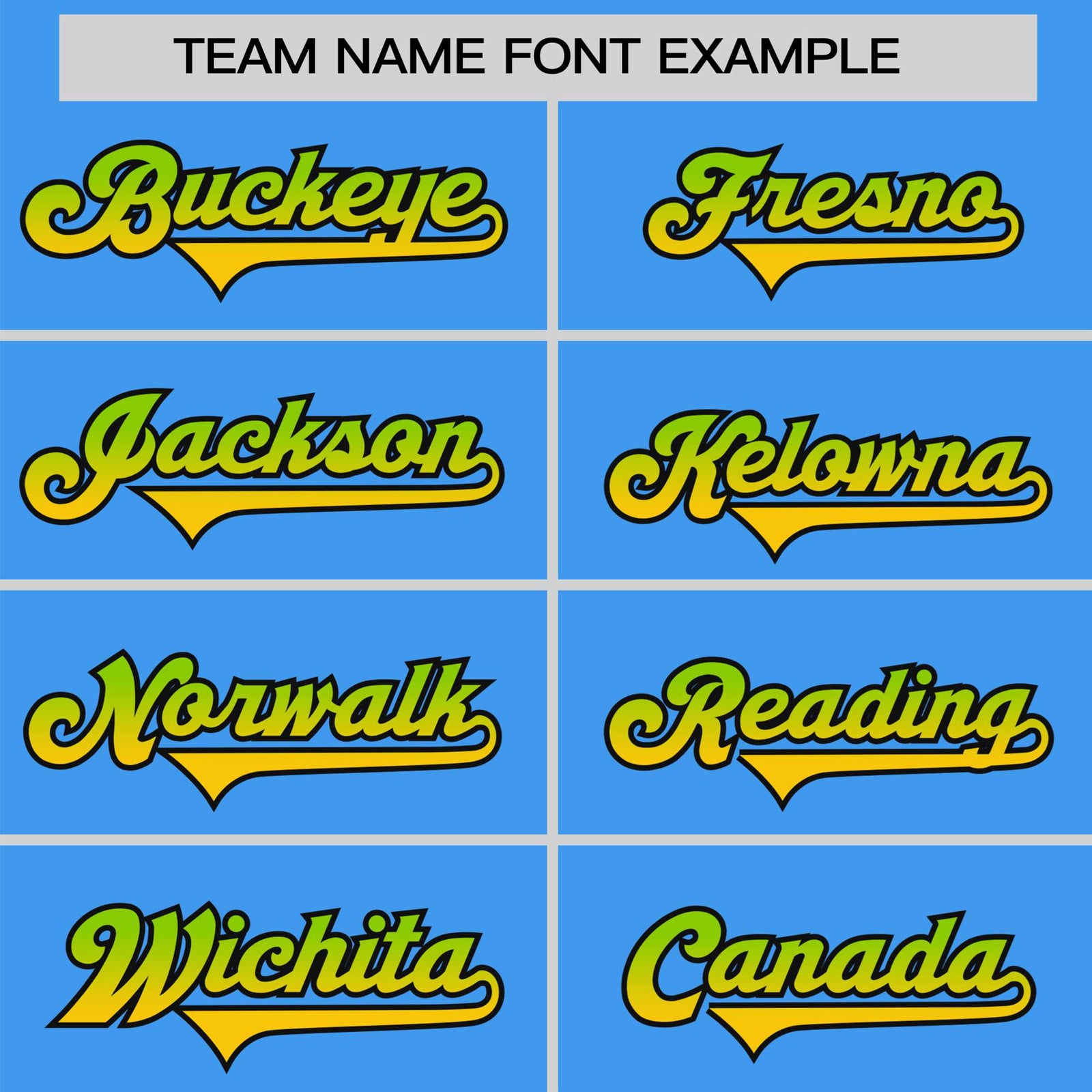 Custom Powder Blue Neon Green-Gold Gradient Fashion Authentic Baseball Jersey