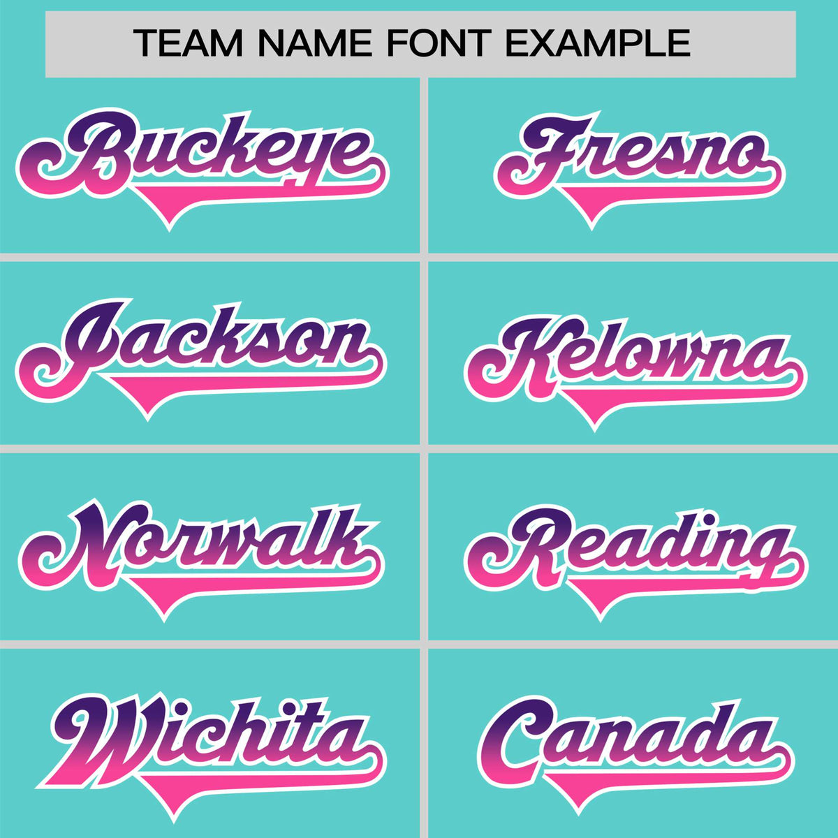 Custom Aqua Purple-Pink Gradient Fashion Authentic Baseball Jersey