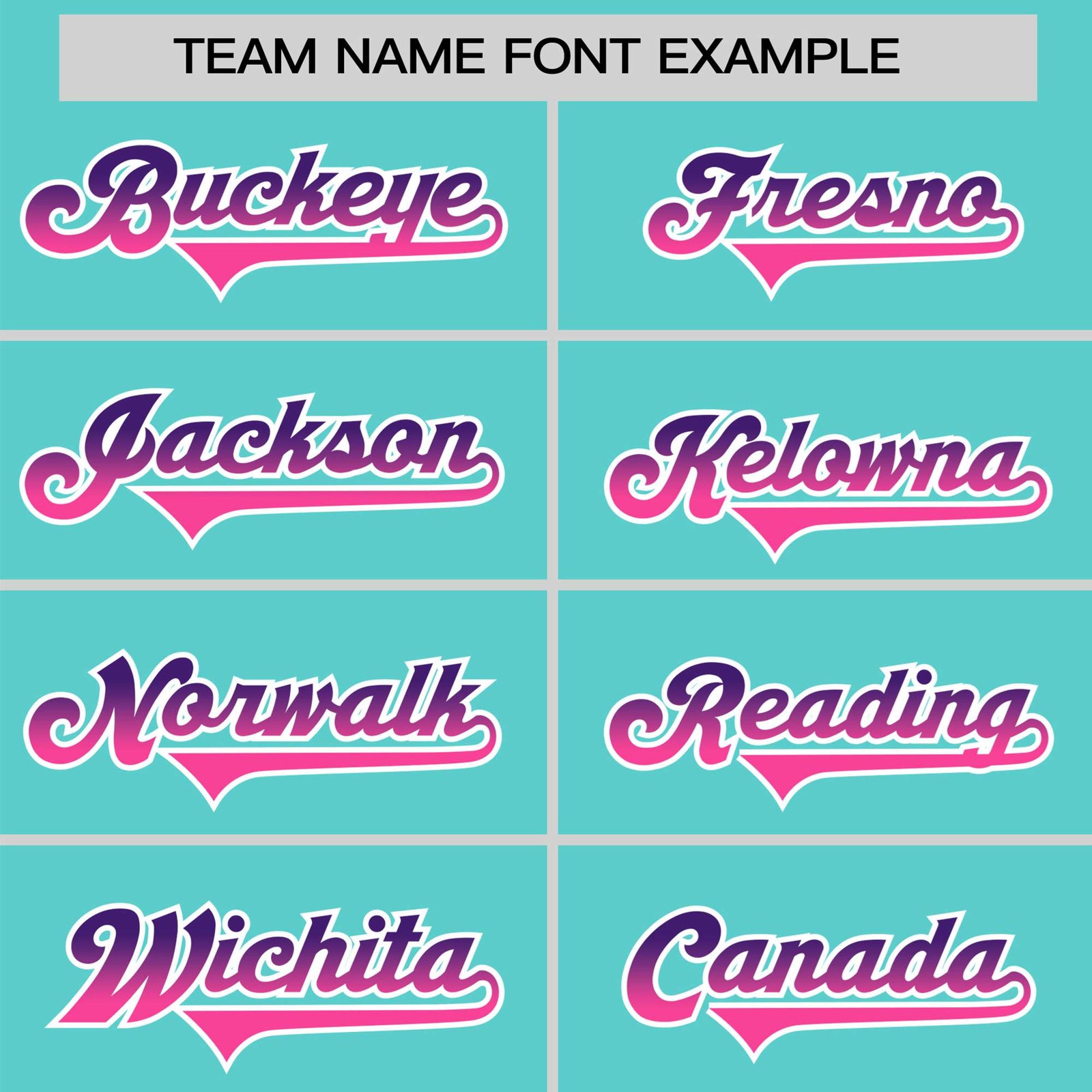 Custom Aqua Purple-Pink Gradient Fashion Authentic Baseball Jersey