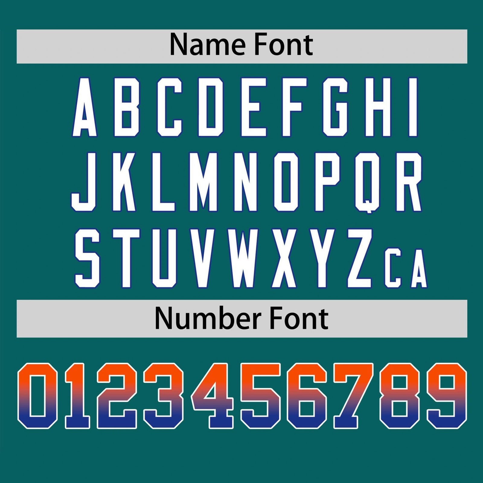 Custom Midnight Green Orange-Royal Blue Gradient Fashion Authentic Baseball Jersey