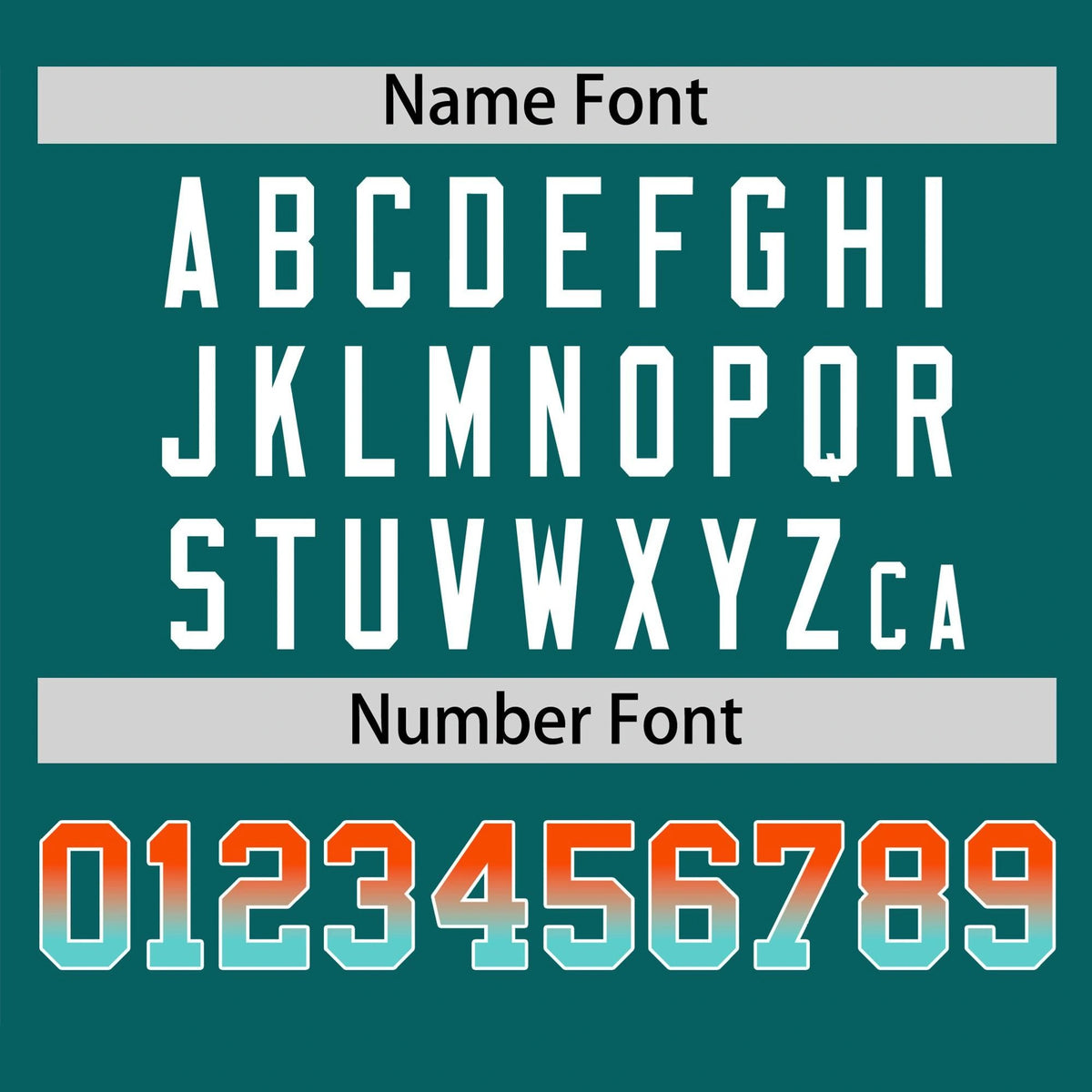 Custom Midnight Green Orange-Aqua Gradient Fashion Authentic Baseball Jersey