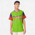 Custom Neon Green Purple-Orange Gradient Fashion Authentic Baseball Jersey