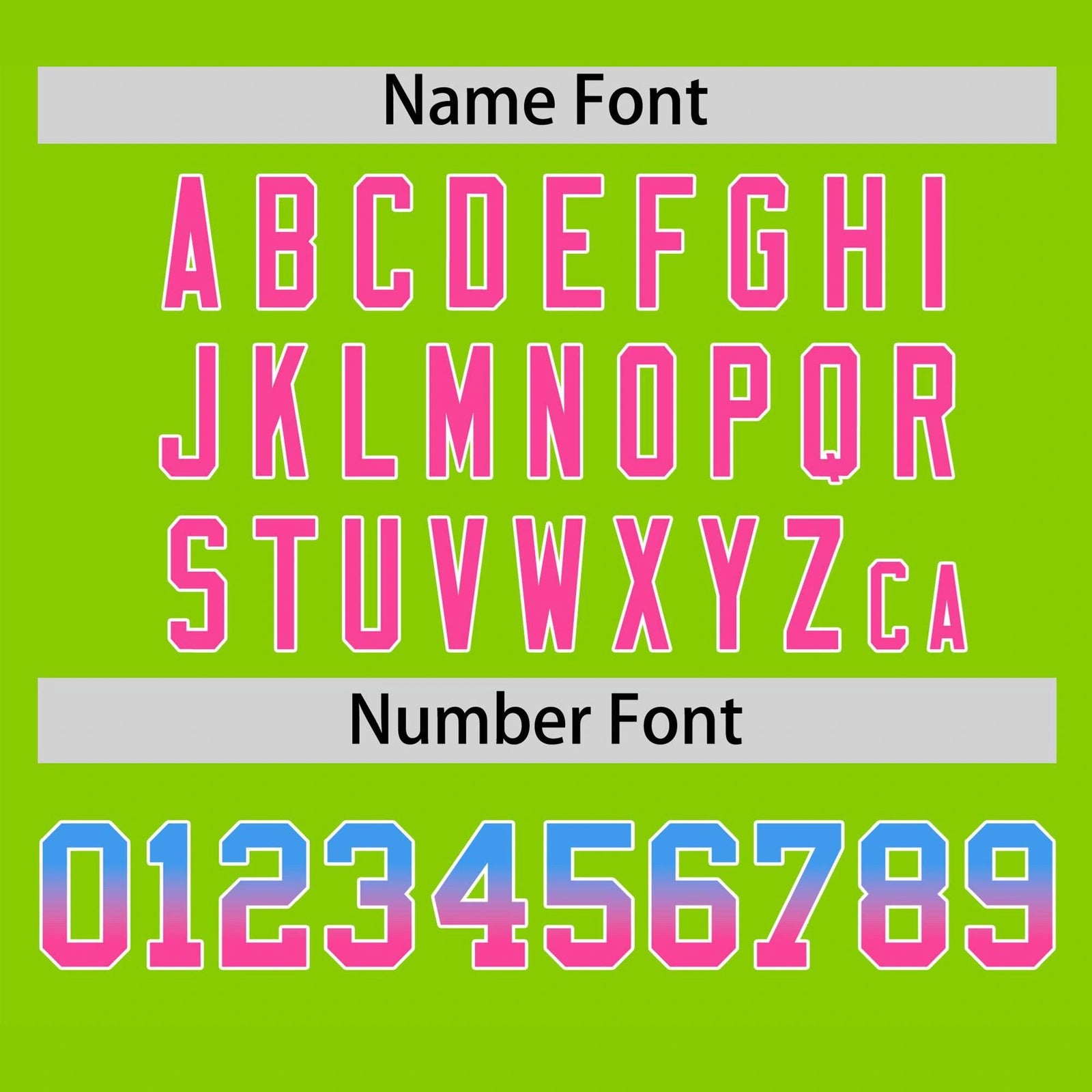 Custom Neon Green Powder Blue-Pink Gradient Fashion Authentic Baseball Jersey