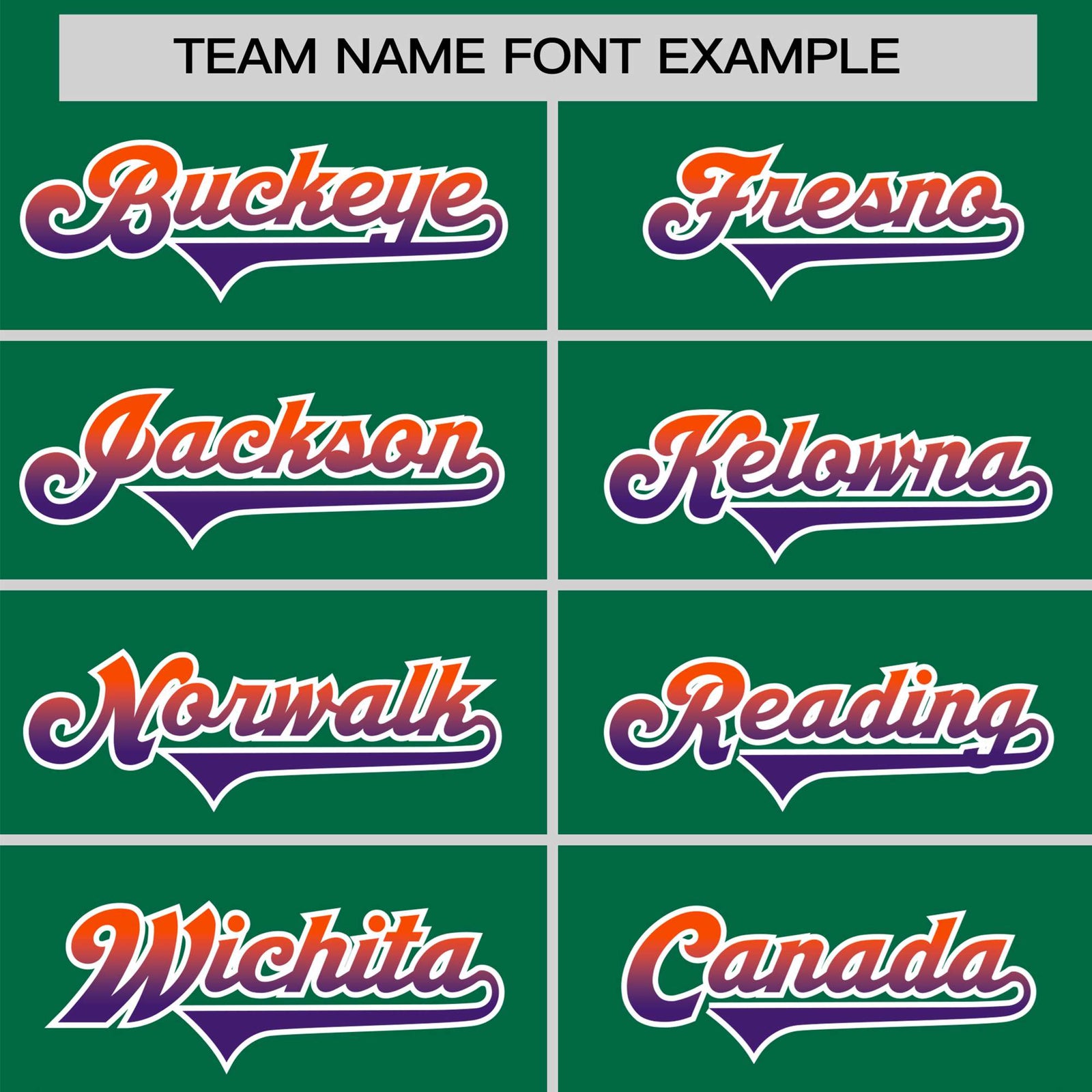 Custom Green Orange-Purple Gradient Fashion Authentic Baseball Jersey