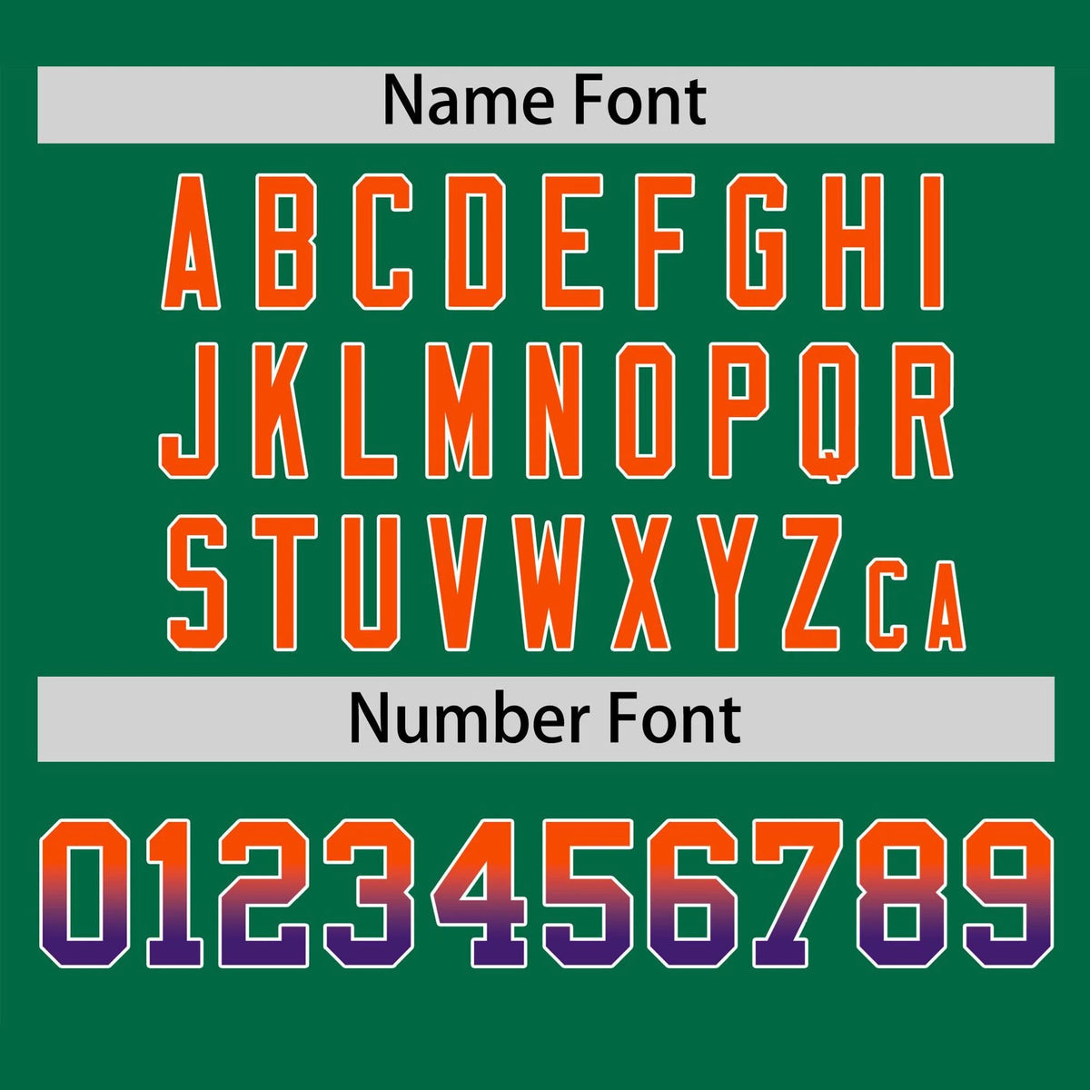 Custom Green Orange-Purple Gradient Fashion Authentic Baseball Jersey